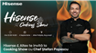Hisense Cooking Show a ajuns la Altex Pallady în București: spectacol culinar cu Chef Ștefan Popescu