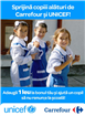 UNICEF și Carrefour ajută copiii să meargă la școală