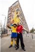 PENNY și Federația Română de Fotbal aduc culoare lângă Arena Națională: primul mural dedicat echipei naționale de fotbal a României